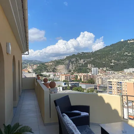 Appartement-nice 01 Vue - Panoramique Wifi-parking- Climatisation * 尼斯