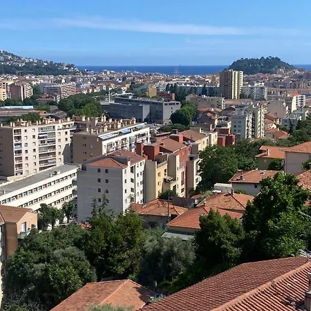 Appartement-nice 01 Vue - Panoramique Wifi-parking- Climatisation 公寓